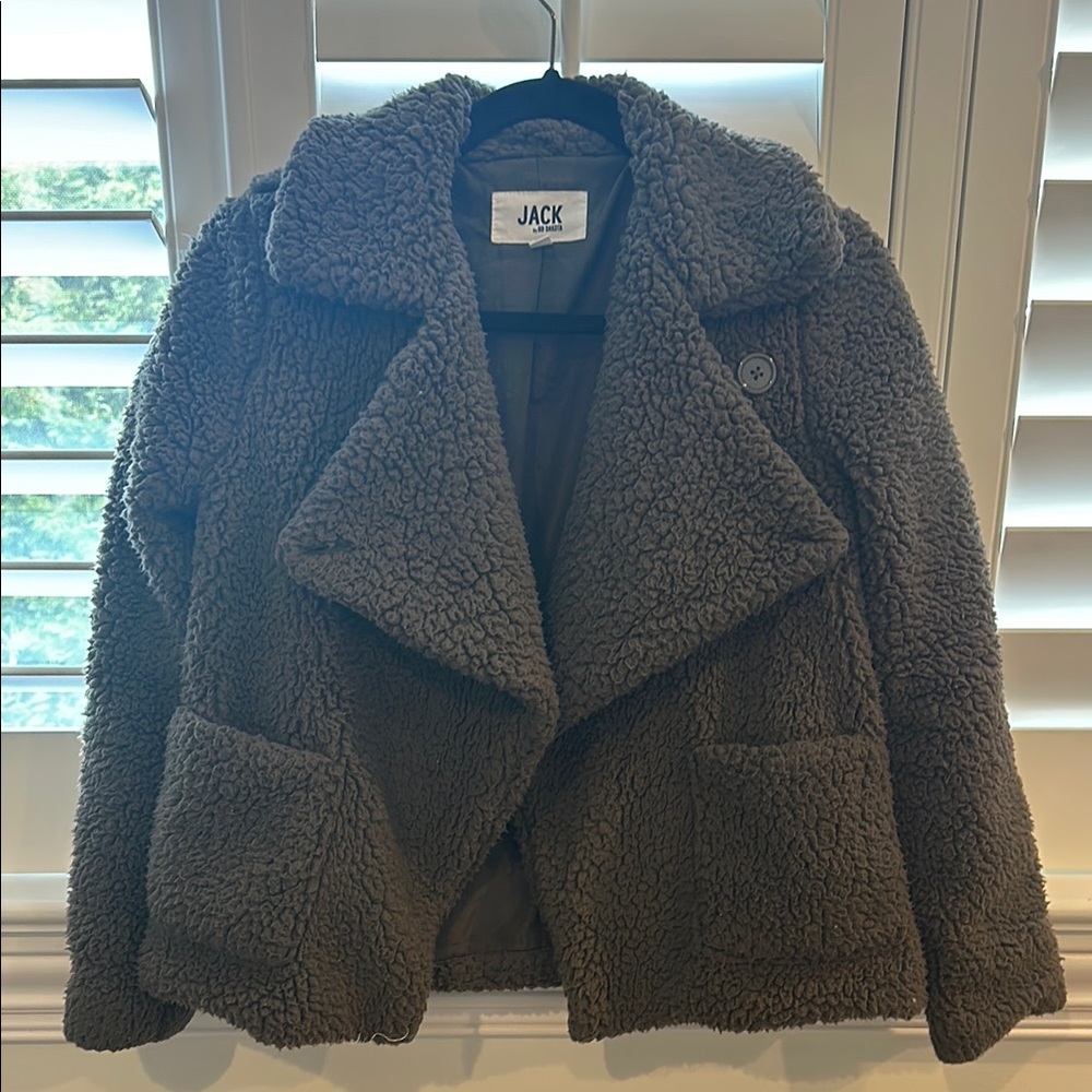 Cozy Brown Jack by BB Dakota Sherpa Jacket